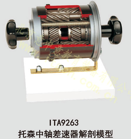 托森（Torson）中轴差速器解剖模型