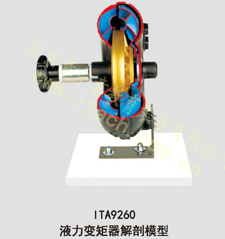 液力变矩器解剖模型 